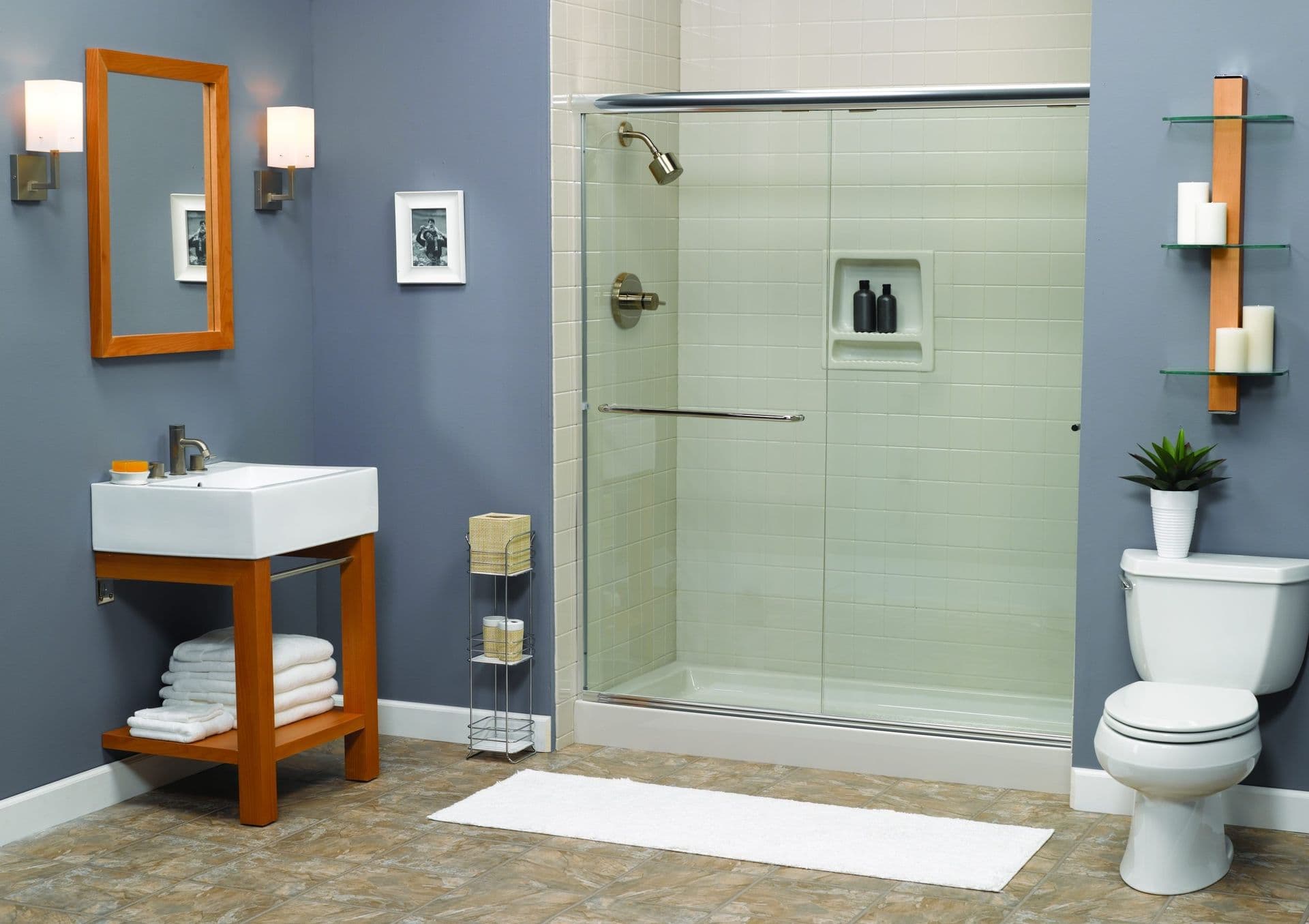 Gray_Shower_Base_Gray_4x4_Tile_Walls_Brushed_Nickel