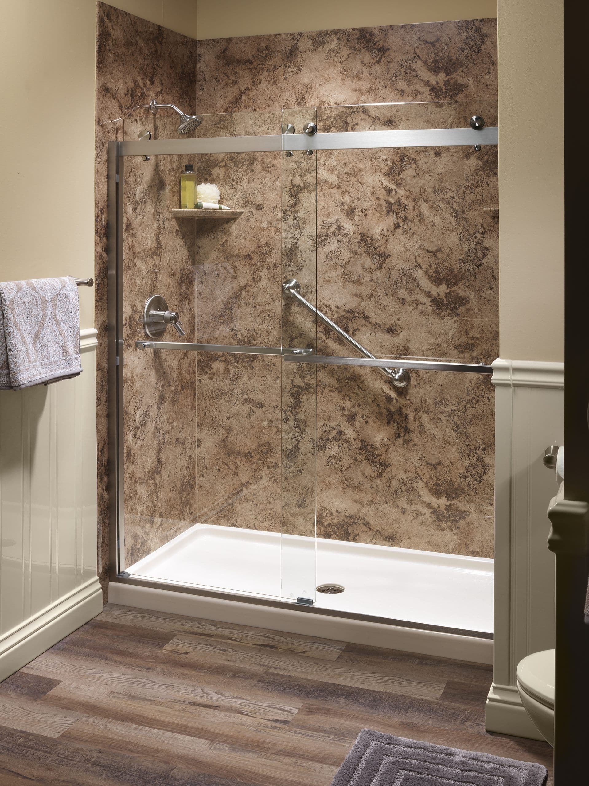 sliding shower door